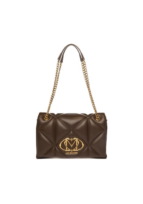 borsa a spalla marrone LOVE MOSCHINO | JC4041PP0N-313